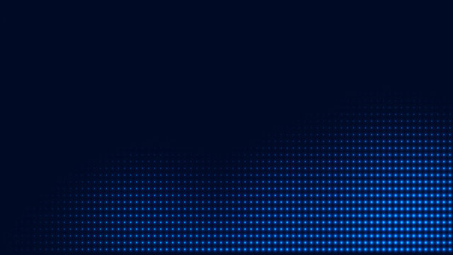 Dot blue pattern screen led light gradient texture background. Abstract  technology big data digital background. 3d rendering.