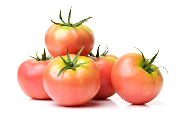 tomato on white background