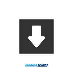 Arrow Download and Upload Icon Design Vector