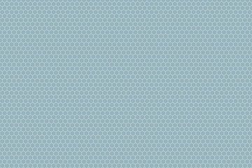 Gray or Grey color tone of honey or Honeycomb Grid tiled background or Hexagonal cell texture.