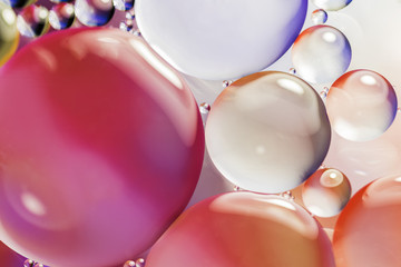 Macro up of liquid substances