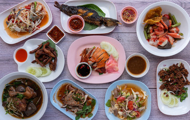 Thai Food Mixed Dishes 