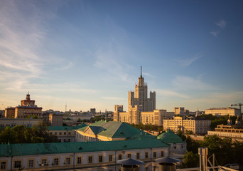 Fototapeta na wymiar panorama of moscow