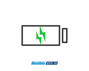 Battery Sign Icon Design Vector