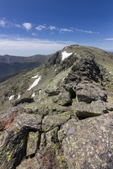 View of the surrounding area of Peñalara mountain in Madrid (Spain)