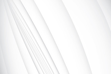 Fototapeta premium Abstract geometric white and gray color background. Vector, illustration.