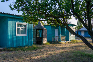 Tourist coastal cottage from soviet past