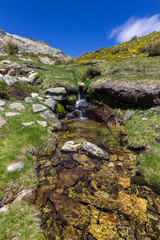 View of the surrounding area of Peñalara mountain in Madrid (Spain)