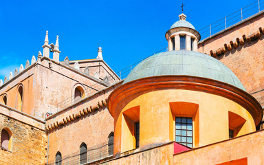 Fototapeta premium Dome of Monreale Cathedral Sicily reflex