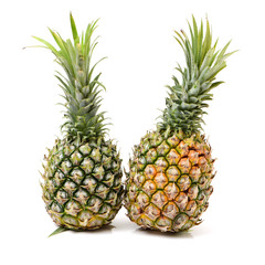 Pineapple on a white background 
