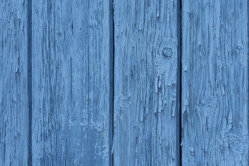 texture of blue wooden planks . natural wooden background