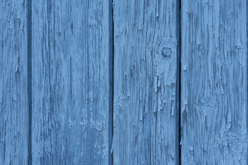 Fototapeta premium texture of blue wooden planks . natural wooden background