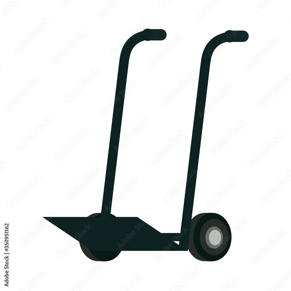 Poster cart delivery service tool icon