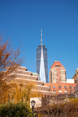 Naklejka premium freedom tower in new york