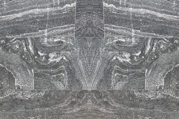 Black Marble tiles floor texture pattern background.