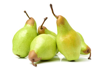 pear isolated on white background 