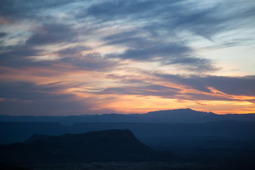 Beautiful Sunset in Big Bend National Park