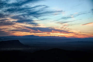 Beautiful Sunset in Big Bend National Park