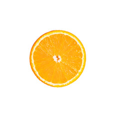 Fresh and juicy natural orange fruits full of vitamins, isolate on a white background.