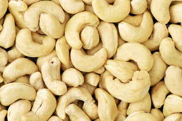 Cashews nut background