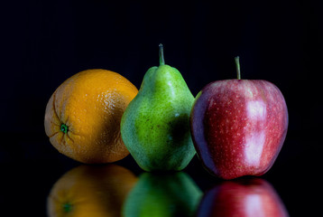 Orange Pear and Apple - 350959904