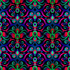 Gold seamless pattern