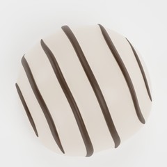 Realistic 3D Render of Chocolate Candy