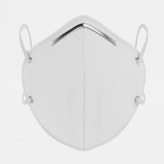 Realistic 3D Render of Respirator