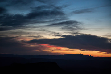 Obraz premium Beautiful Sunset in Big Bend National Park