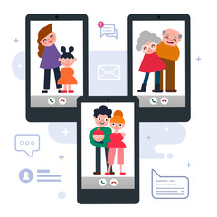 Video Chat with Family