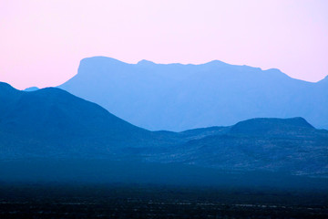 Sunset in the Desert