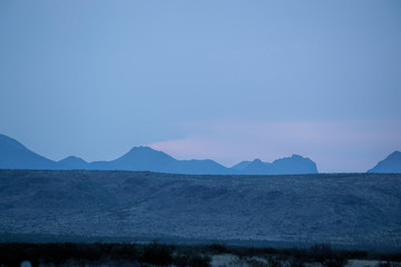 Sunset in the Desert
