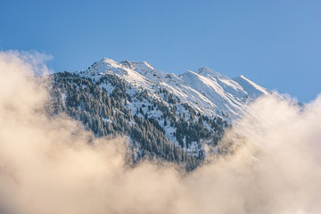 mountain landscape in winter, Austria 