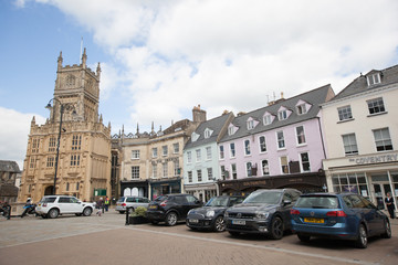The Town Centre in Cirencester, Gloucestershire, UK