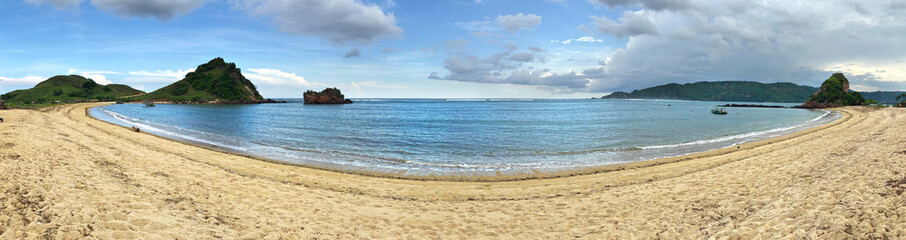 Lombok, Indonesia. Beach in the south of the island.