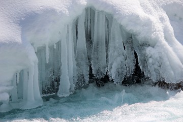 Ice falls
