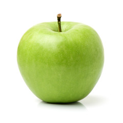 Green apple isolated on white background