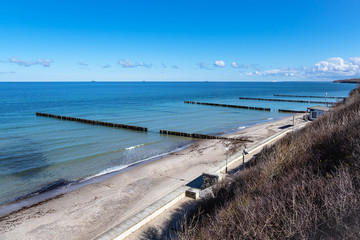 Strand an der Küste der Ostsee in Nienhagen