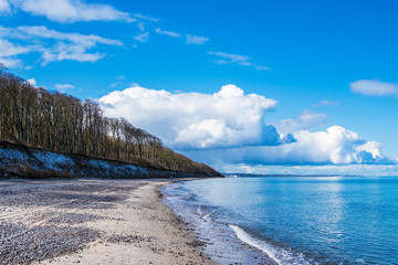 Strand an der Küste der Ostsee in Nienhagen