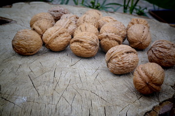walnuts and nutcracker