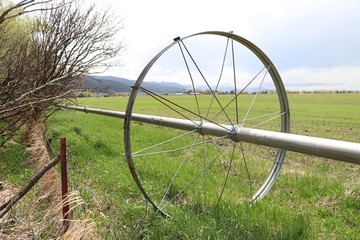 Farm Wheel Line Landscape