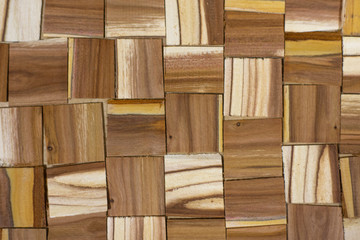 Background made up of beautiful wooden plates