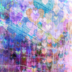  grunge love pattern background