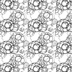 Pristine Formation abstract background pattern black and white