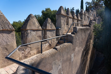 Ancient Fort in Malaga Spain