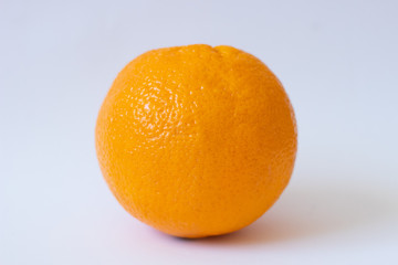 Oranges on a white isolated background