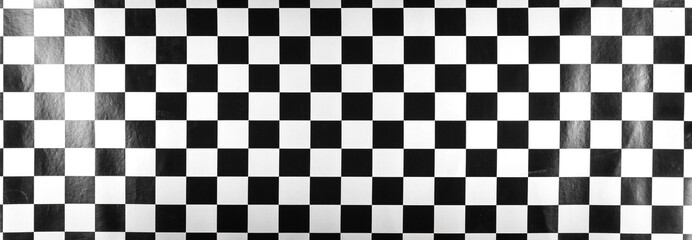 abstract black and white checkered chess background