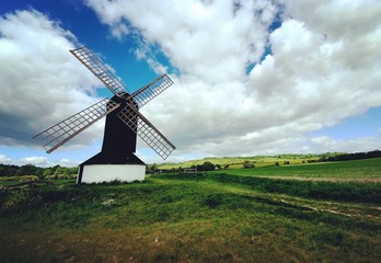 windmill in the field