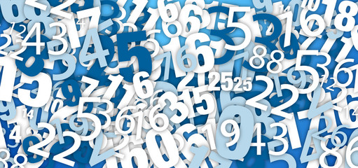  numeri, ammucchiati, confusione, gruppo	