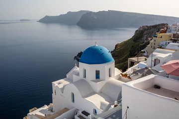 Obraz premium beautiful view upon santorini, greece